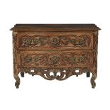 Provincial Louis XV Walnut Commode