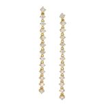 Pair of Diamond Earrings