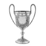 Large Victorian Sterling Silver Two-Handled Cup