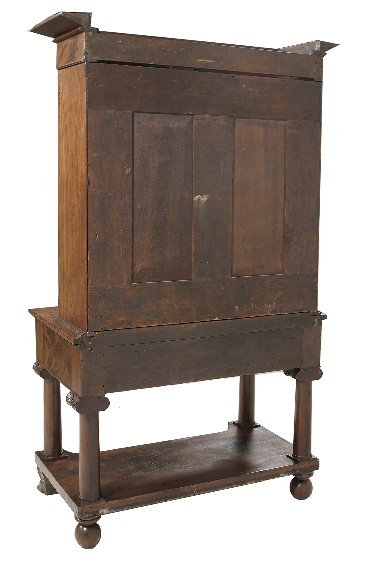 American Classical Mahogany Bookcase with Stand - Image 3 of 3