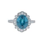 Zircon and Diamond Ring