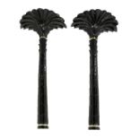 Pair of Serge Roche-Style "Palm Tree" Sconces