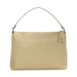 Chanel Almond-Beige Kidskin Surpique Hobo