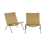 Pair of Poul Kjaerholm "PK22" Lounge Chairs