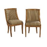 Pair of Charles X Bird's-Eye Maple Side Chairs
