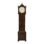 George III Mahogany Tall Case Clock