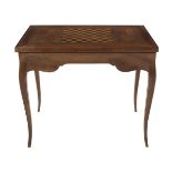 Louis XV-Style Kingwood and Mahogany Games Table