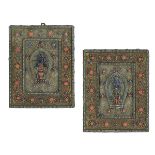 Pair of Antique-Style Tibetan Manuscript Covers