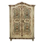 Continental Polychrome Armoire