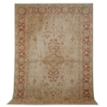 Semi-Antique Oushak Carpet