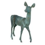 Bronze Garden Sculpture of a Deer