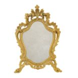 Italian Gilt-Bronze Boudoir Mirror