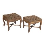 Pair of French Provincial-Style Footstools