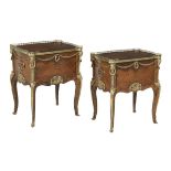 Pair of Louis XV-Style Kingwood Side Tables