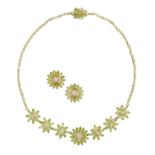 Asprey Peridot and Diamond Jewelry Suite