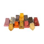 Twelve Limited Edition Bijan Silk Tie Sets