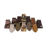 Twelve Limited Edition Bijan Silk Tie Sets