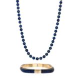 Lapis Lazuli Necklace and Bracelet