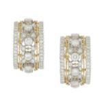 Pair of Buccellati Diamond Earrings