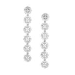 Pair of Rose-Cut Diamond Earrings