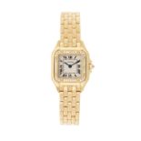 Lady's Cartier Diamond Panthere Wristwatch