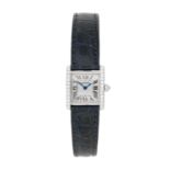 Lady's Cartier Tank Francais Diamond Wristwatch