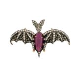Whimsical Bat Pendant/Brooch