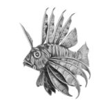 Buccellati Sterling Silver Model of a Lion Fish