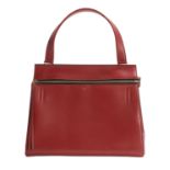 Celine Red Calfskin "Edge" Bag