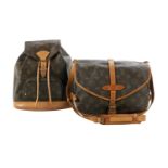 Two Vintage Monogram Louis Vuitton Handbags