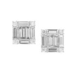 Pair of Diamond Earrings