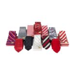 Twelve Limited Edition Bijan Silk Tie Sets