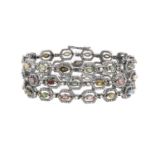 Tourmaline and Diamond Bracelet