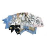 Collection of Four Hermes Silk Scarves