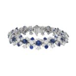 Beautiful Sapphire and Diamond Bracelet