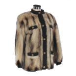 Chanel-Style Fitch Fur Jacket
