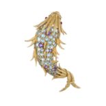 Vintage Tiffany & Co. Schlumberger "Fish" Brooch