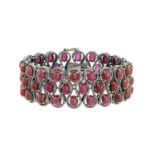 Ruby and Diamond Bracelet