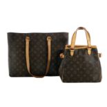 Two Vintage Monogram Louis Vuitton Handbags