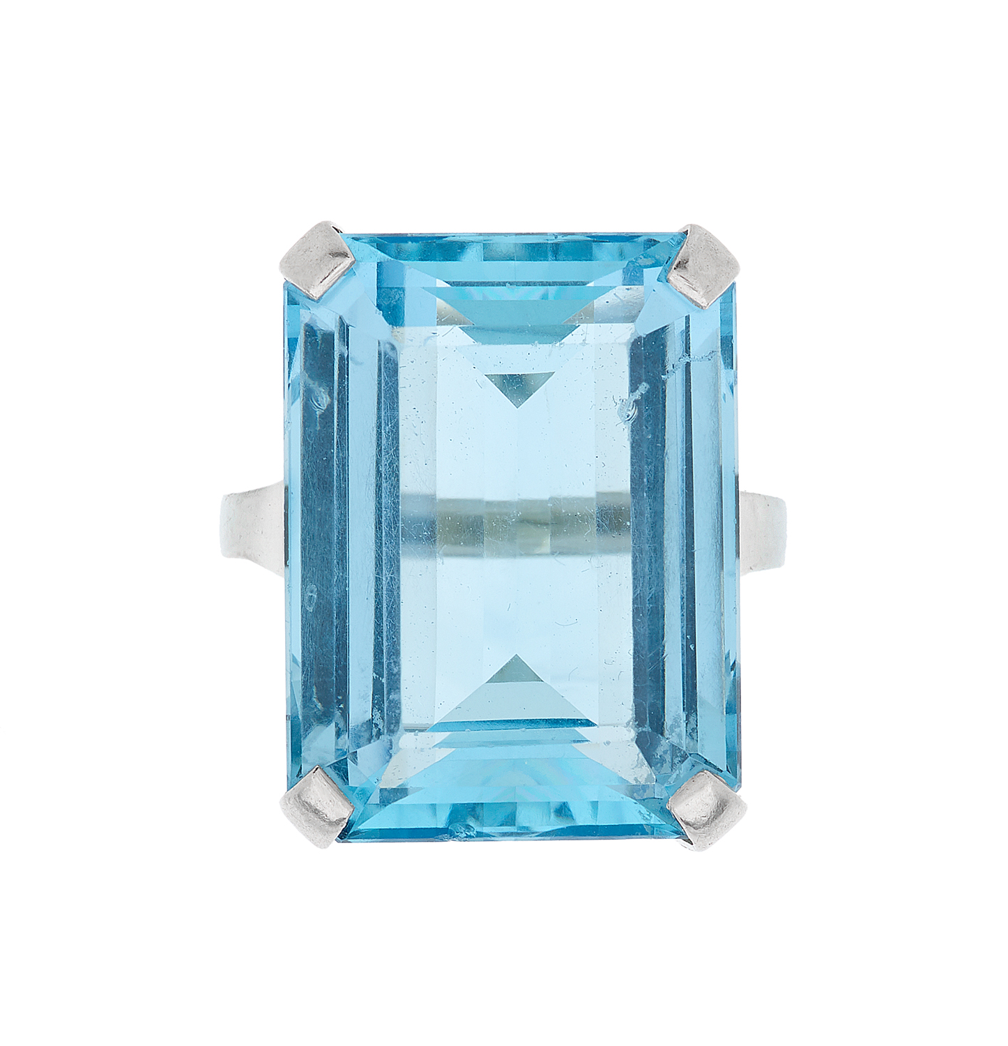 Large Aquamarine Ring