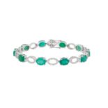 Emerald and Diamond Bracelet