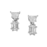 Pair of Diamond Earrings