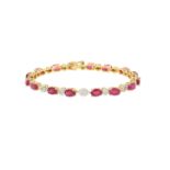 Diamond and Ruby Bracelet