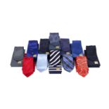 Twelve Limited Edition Bijan Silk Tie Sets