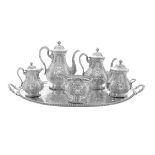 19th-Century Tiffany Sterling Silver Tea Set