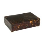 Edwardian Tortoiseshell Jewel Case