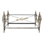 Mario Villa Steel and Brass Daybed