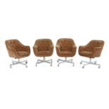 Four Ward Bennett Designs Swivel Chairs