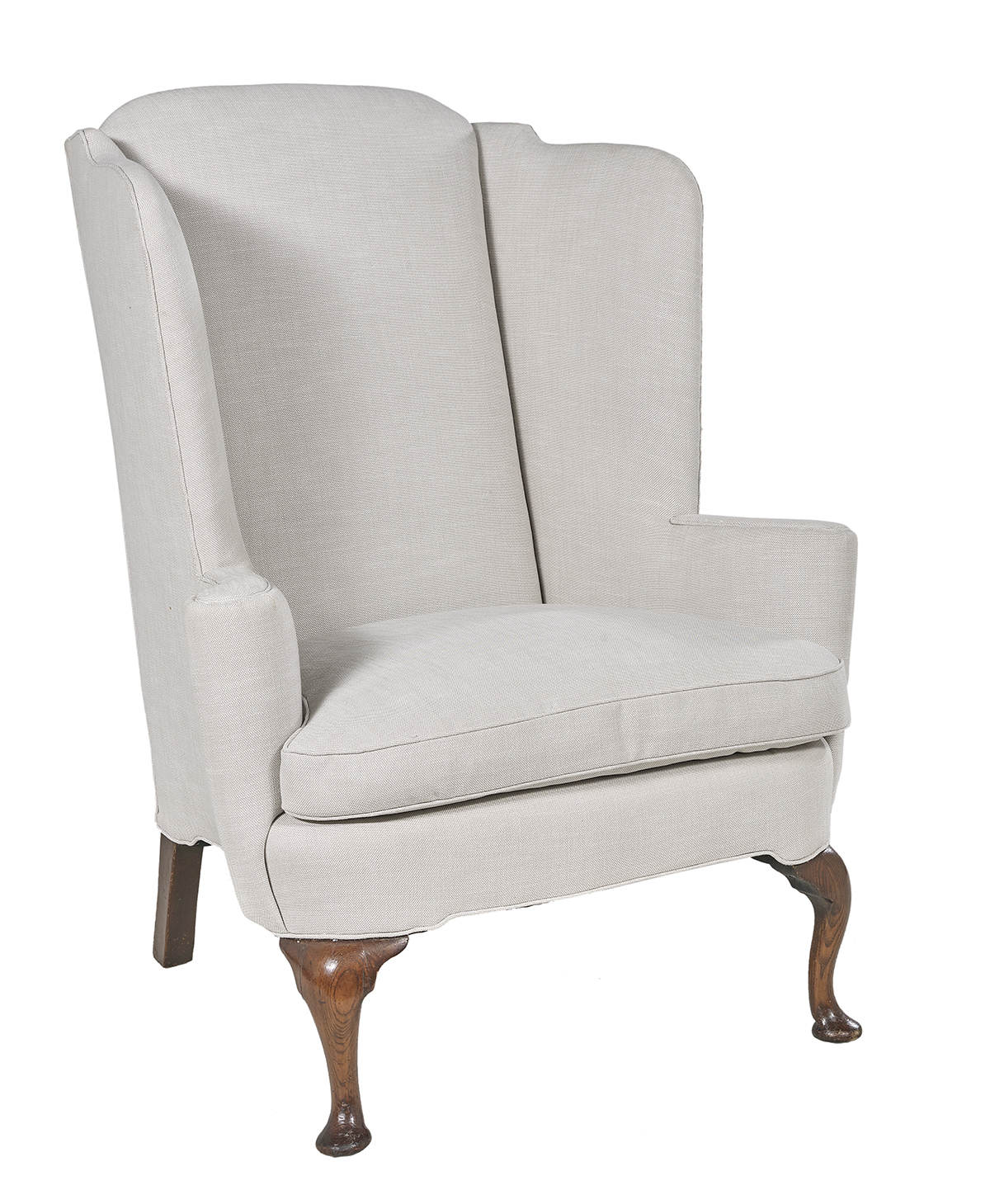 Queen Anne Elmwood Wing Chair - Image 2 of 2