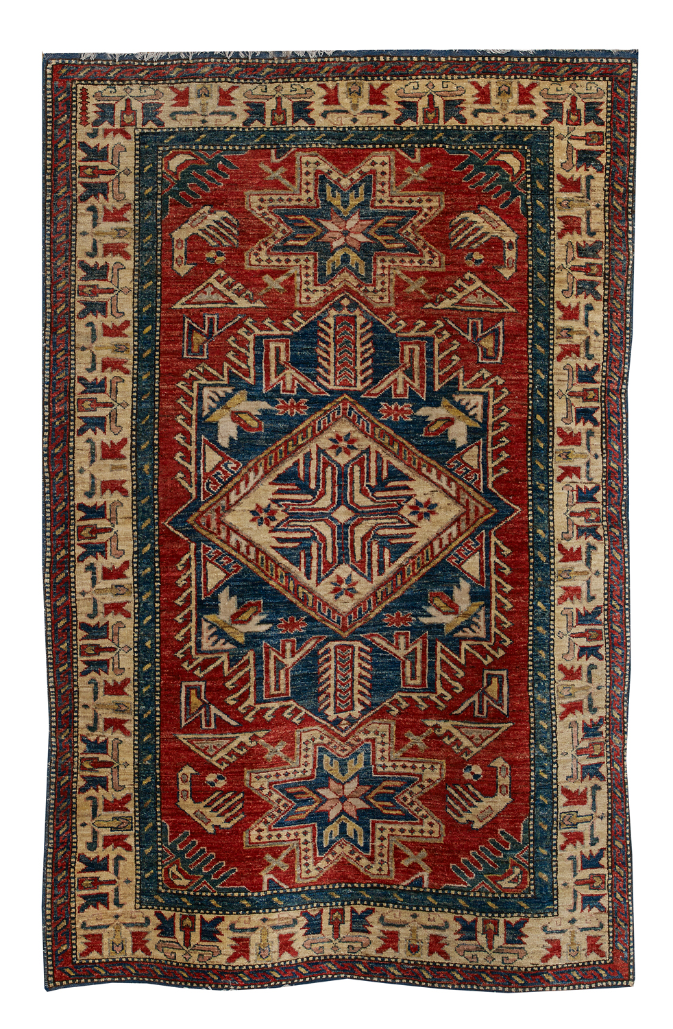 Two Uzbek Kazak Carpets - Image 3 of 3